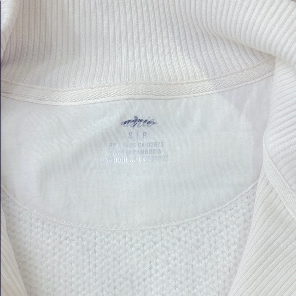 Aerie Sherpa Fleece Quarter Zip Pullover Women’s Size Small White - Picture 7 of 14